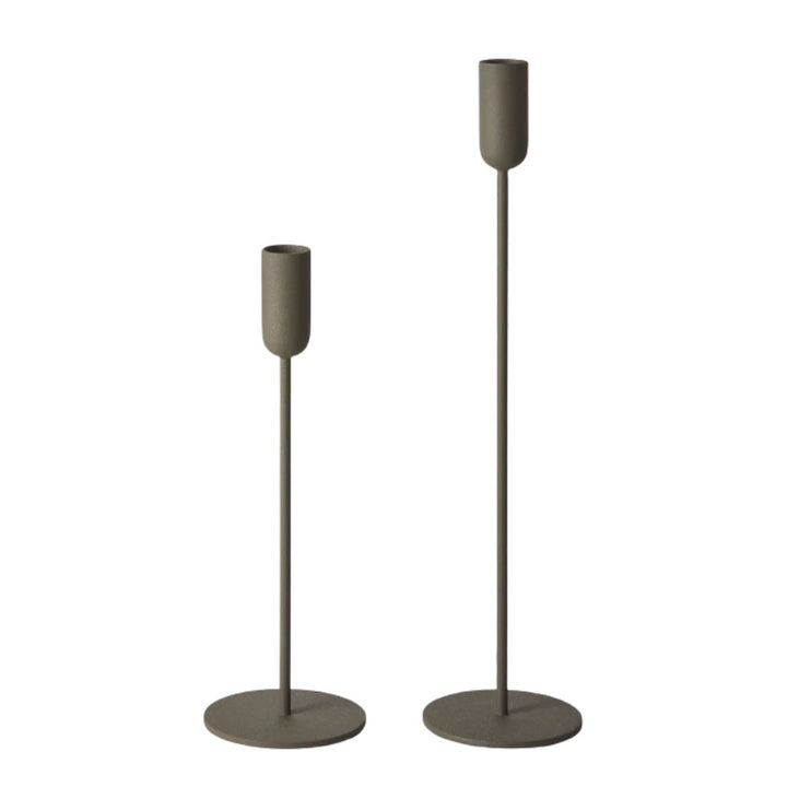 Mona Candle Holder Set Olive