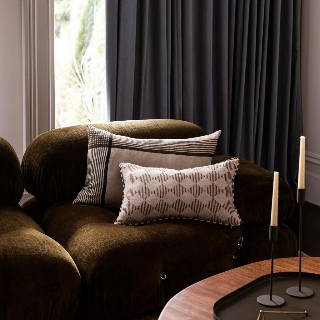 Mona Candle Holder Set Olive