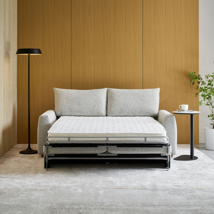 Nadia Sofa Bed opened, showing the mattress, front view