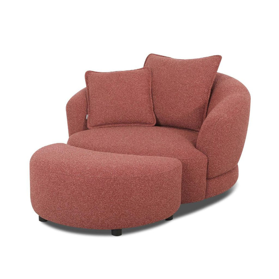 Narla Swivel Chair shown in FC-CARSON-500 fabric