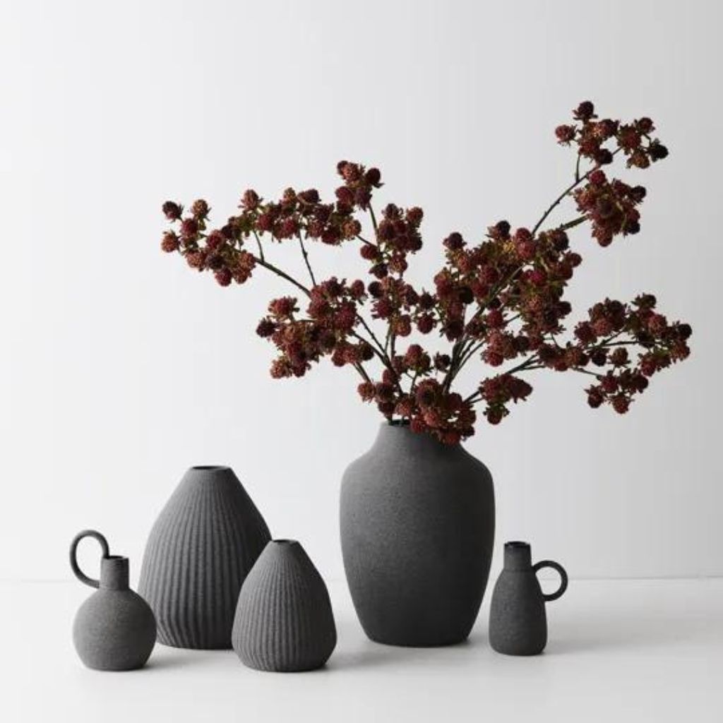 Pilu Cone Vase Black (Large)