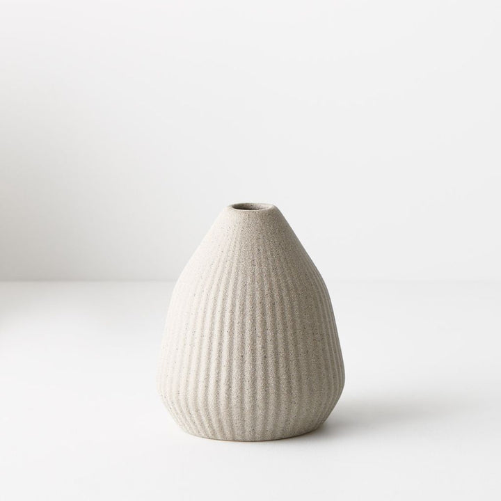 Pilu Cone Vase Grey (Small)