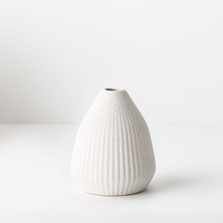 Pilu Cone Vase White (Small)