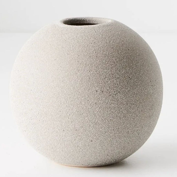 Pilu Round Vase Grey (Small)