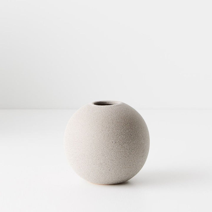 Pilu Round Vase Grey (Small)