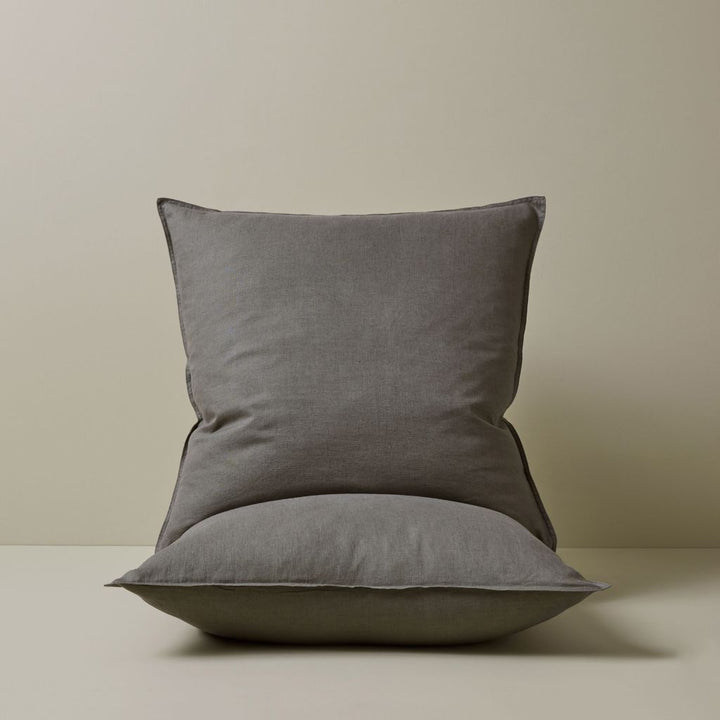 Ravello Pillowcase Set Charcoal