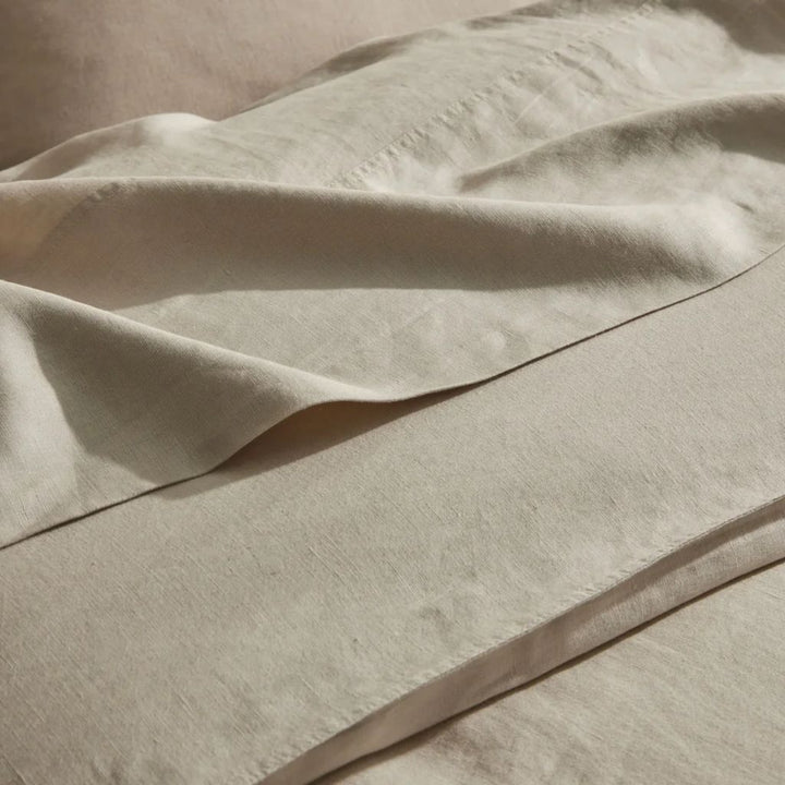 Ravello Fitted Sheet Bone