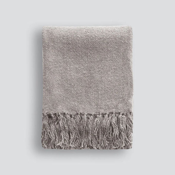 Serenade Throw Stone Grey