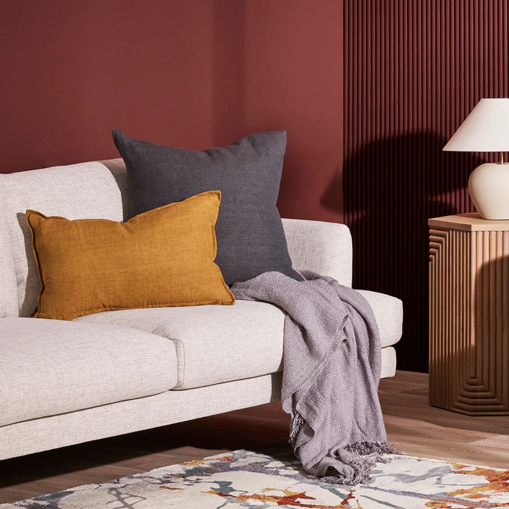 Serenade Throw Stone Grey