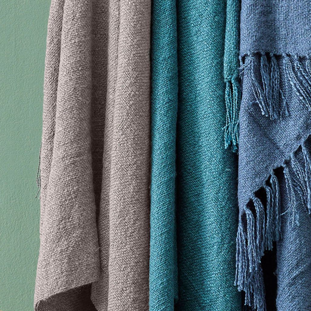 Serenade Throw Stone Grey