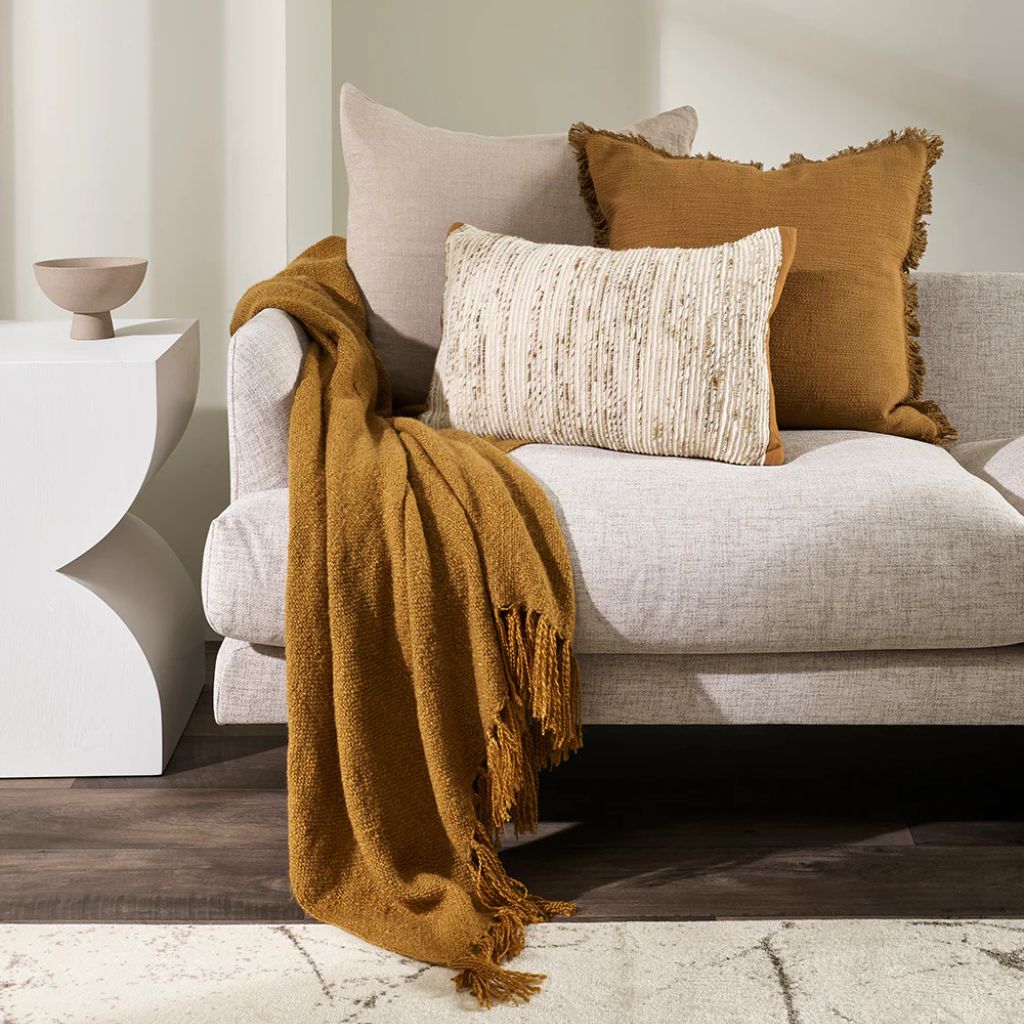 Serenade Throw Tumeric