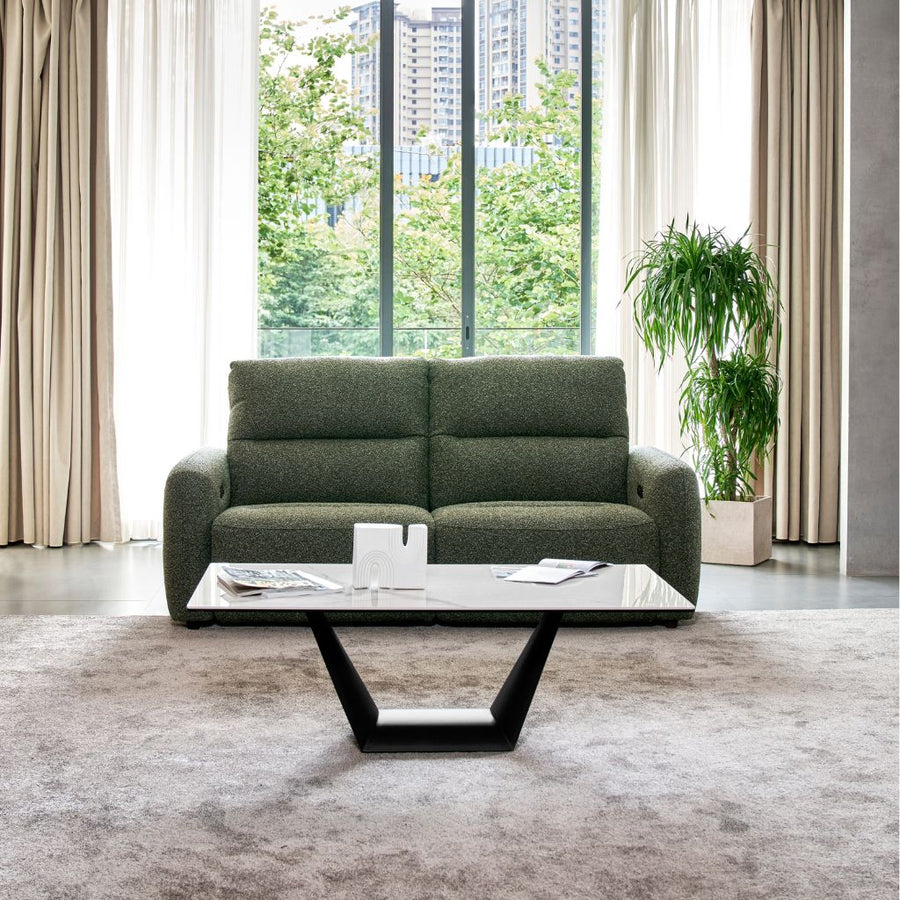 Tara 2 Seat Sofa shown in FC-CLOUD-355 fabric