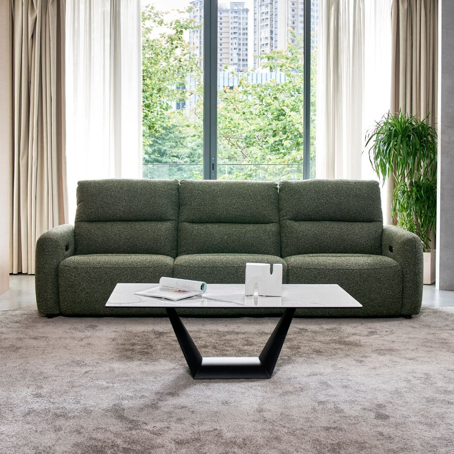 Tara 3 Seat Sofa shown in FC-CLOUD-355 fabric