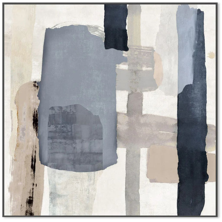 Tides in Check 'Style A' Canvas