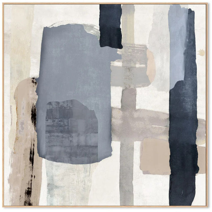 Tides in Check 'Style A' Canvas