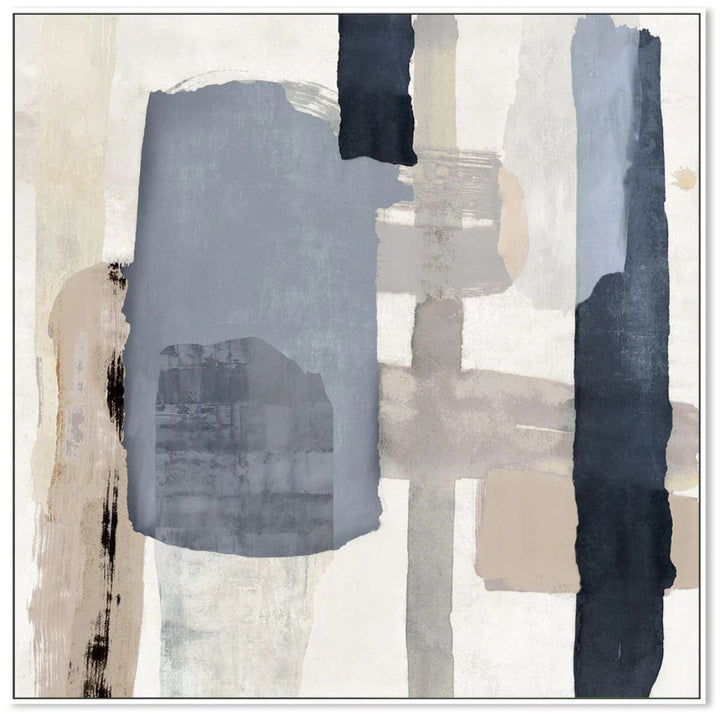 Tides in Check 'Style A' Canvas