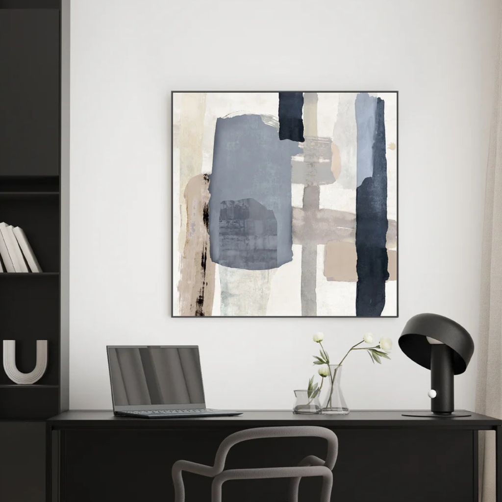 Tides in Check 'Style A' Canvas