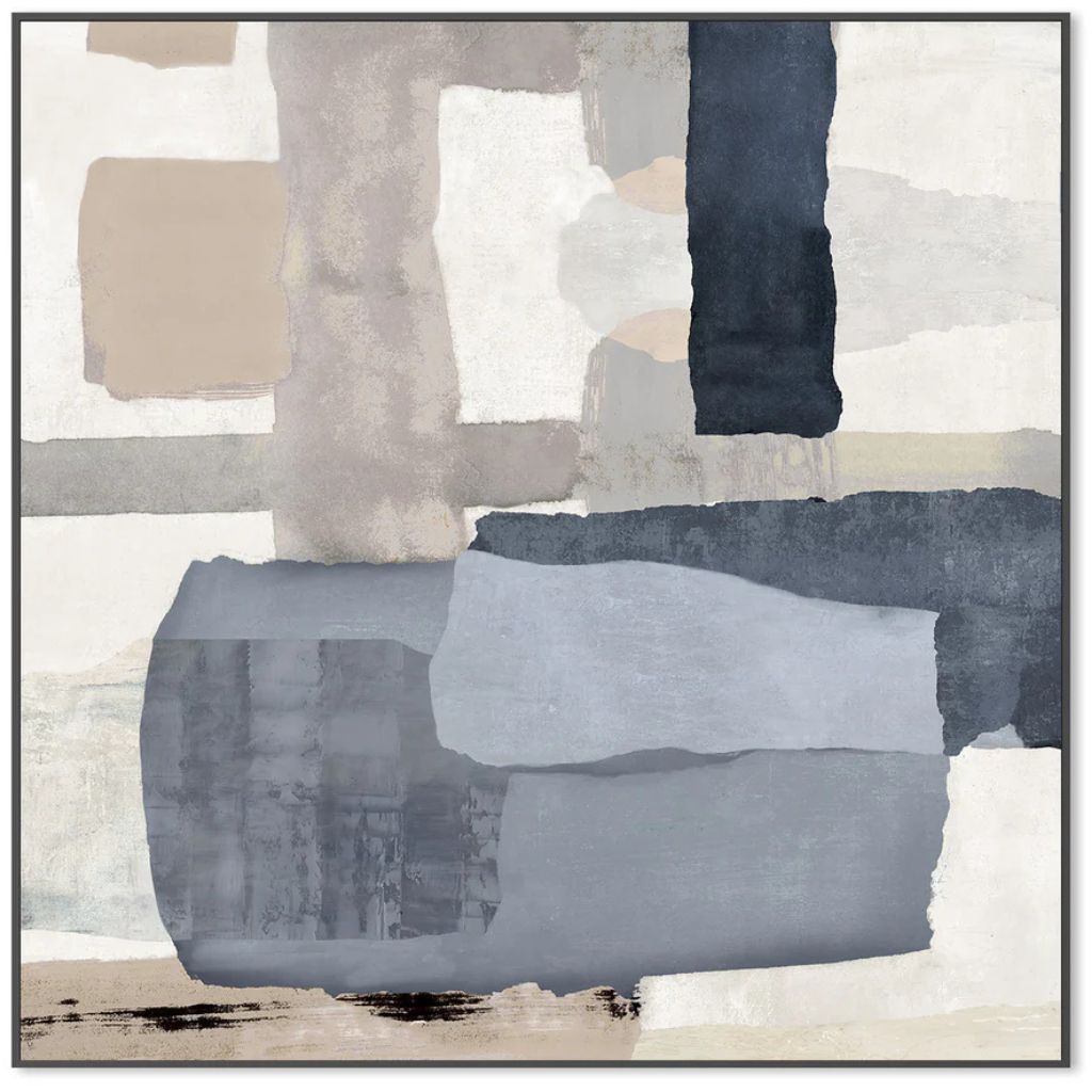 Tides in Check 'Style B' Canvas
