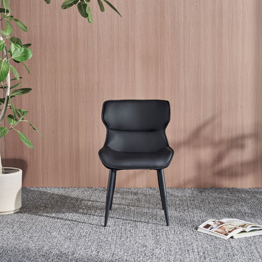 Zanda Dining Chair shown in FD-BACH-99 eco leather