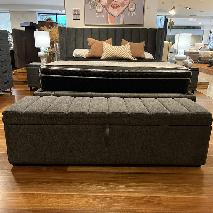 Charlotte King Bed with Electric Storage Clearance
