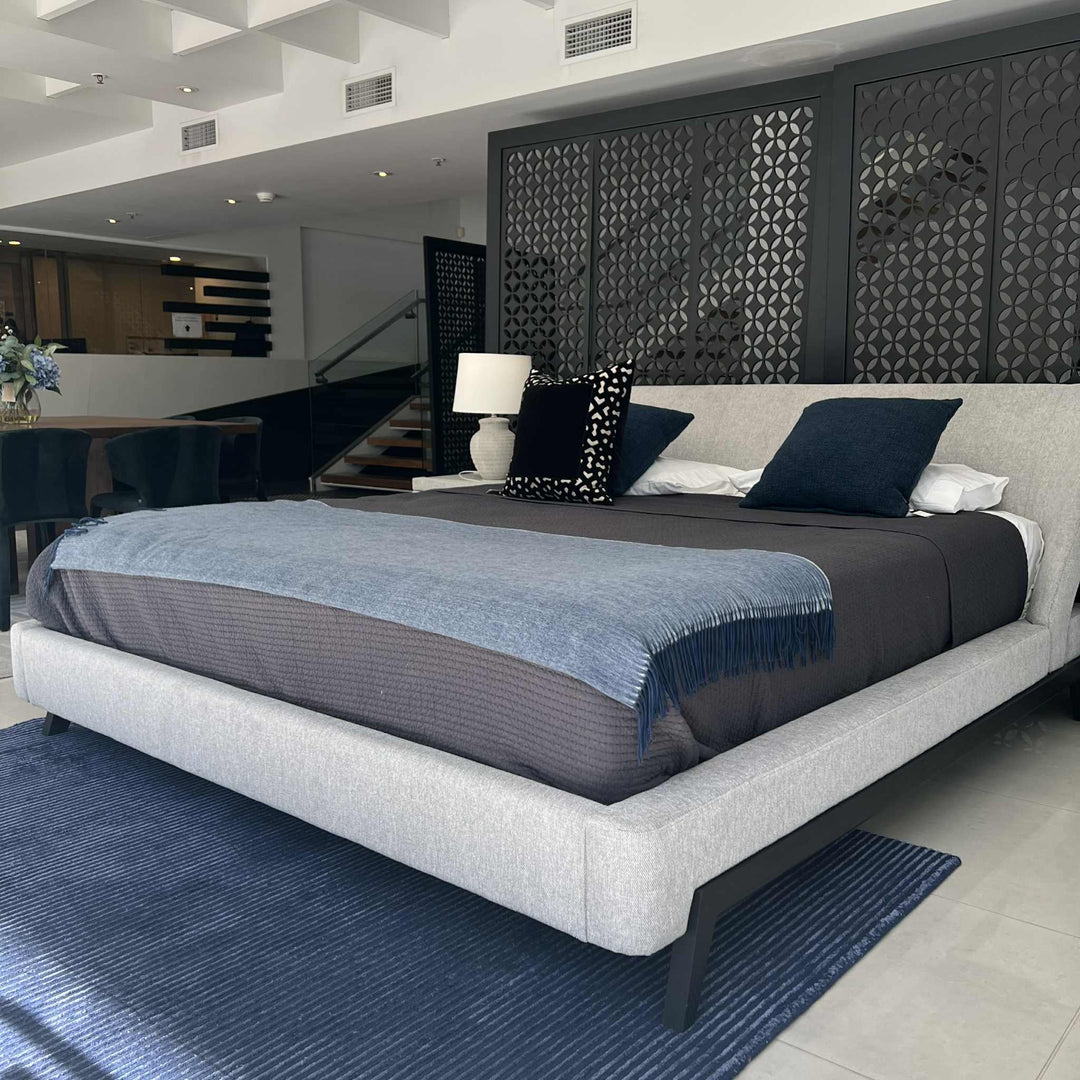 Arizona King Bed Set (G57 Bedside Tables (60cm) Marco Rug & Infinity X Mattress) Clearance