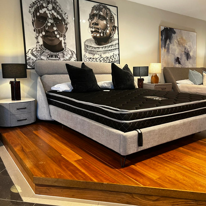 Monza King Bed with G10 Bedside Tables & G10 Dresser Clearance