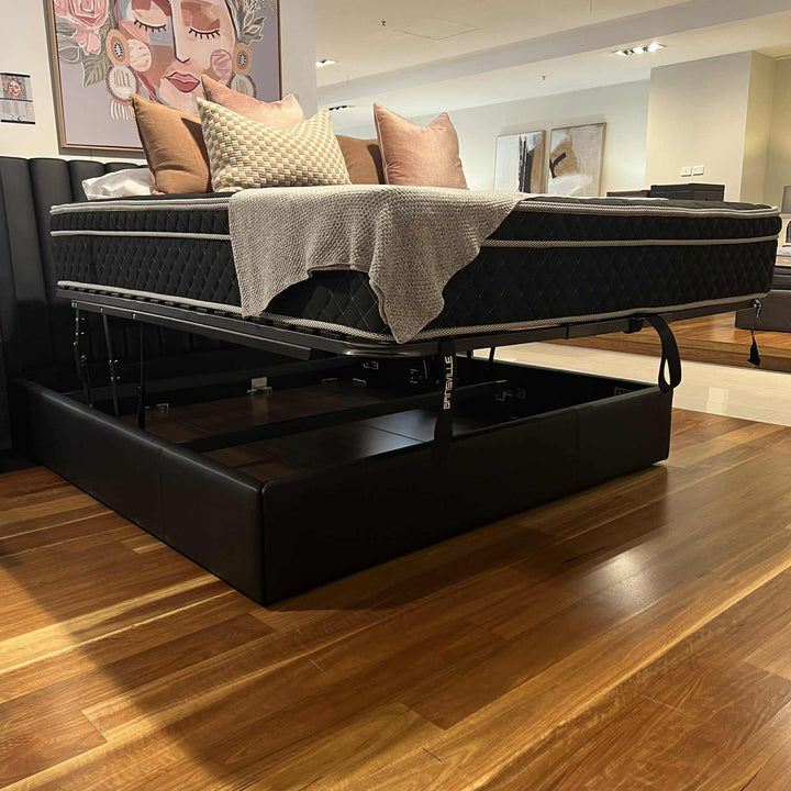 Charlotte King Bed with Manual Gas Lift Storage Clearance