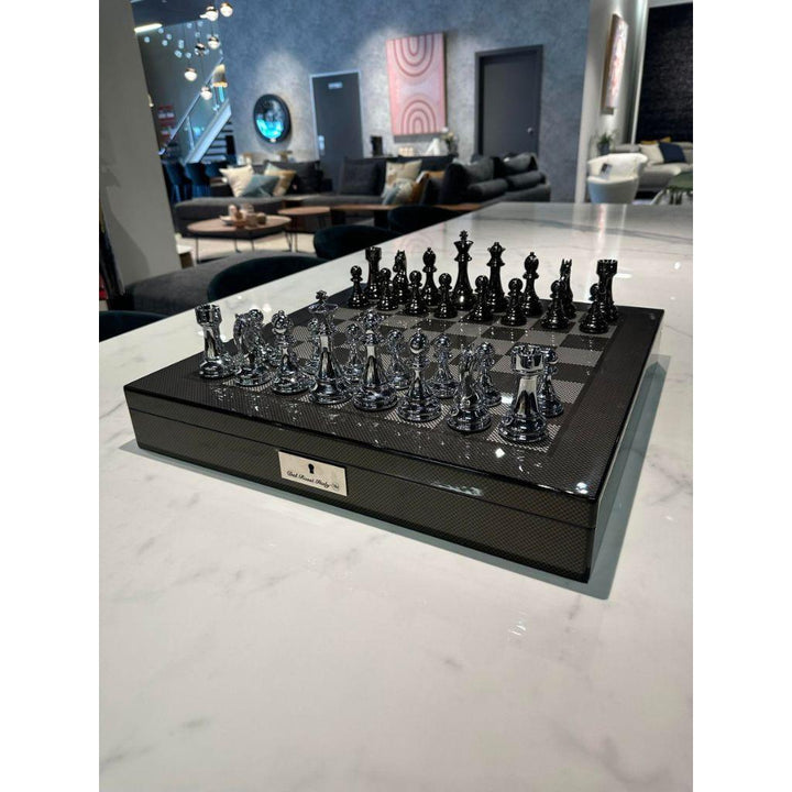 Del Rossi Carbon Chess Set - Gainsville