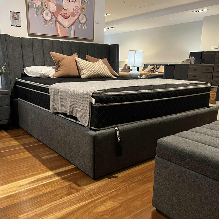 Charlotte King Bed with Electric Storage Clearance